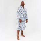 Халат вафельный мужской удлинённый «Этель. Капитан», размер 50-52 - Фото 1