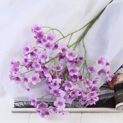 Цветы искусственные «Силена», 2×60 см, сиреневые