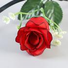 Декор тинги "Роза с полевыми цветочками" 150 см (фасовка 5 шт, цена за 1шт) микс - Фото 3