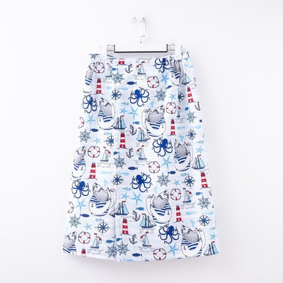 Набор для сауны «Этель. Капитан», килт 75×144 см, шапка, хлопок 100%