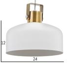 Светильник BayerLux 34871/1 E27 40Вт белый 23х23х21-121 см 4941297 - фото 14464024