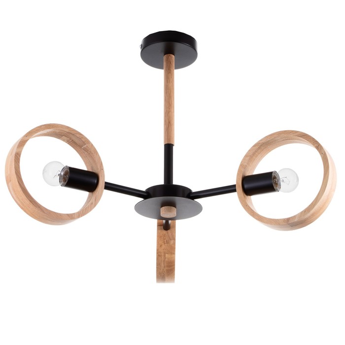 Люстра 1057/3BK E27 60 Вт черный 70×70×55 см BayerLux