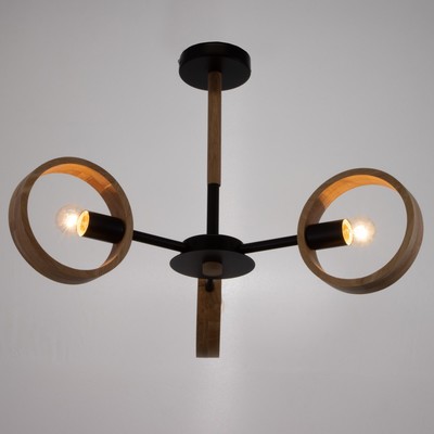 Люстра 1057/3BK E27 60 Вт черный 70×70×55 см BayerLux