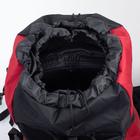 Рюкзак туристический, 90 л, отдел на шнурке, наружный карман, 2 боковые сетки, цвет чёрный - Фото 5