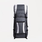 Рюкзак туристический, 80 л, отдел на шнурке, наружный карман, 2 боковые сетки, цвет серый - Фото 1