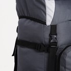 Рюкзак туристический, Taif, 80 л, отдел на шнурке, наружный карман, 2 боковые сетки, цвет серый - Фото 4