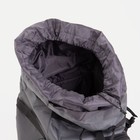 Рюкзак туристический, 100 л, отдел на шнурке, наружный карман, 2 боковые сетки, цвет серый - фото 6394639