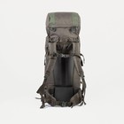 Рюкзак туристический, 60 л, отдел на шнурке, наружный карман, 2 боковые сетки, цвет оливковый - фото 7022933