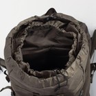 Рюкзак туристический, 70 л, отдел на шнурке, наружный карман, 2 боковые сетки, цвет оливковый - Фото 5