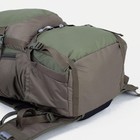 Рюкзак туристический, Taif, 80 л, отдел на стяжке, 2 наружных кармана, 2 боковых кармана, цвет оливковый - Фото 3