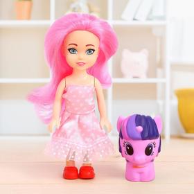 

Кукла в наборе с пони Lollipop friends, МИКС, в пакете