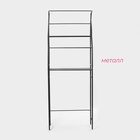 Стеллаж над стиральной машинкой со штангой для сушки, 66×25×175 см, чёрный - Фото 3