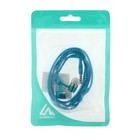 Наушники Luazon VBT 1.10 «Молния», вакуумные, микрофон, синие - Фото 6