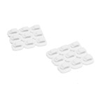 Держатель самоклеящийся для проводов и гирлянд ТУНДРА krep, 15×15 мм, белый, 18 шт. - Фото 6