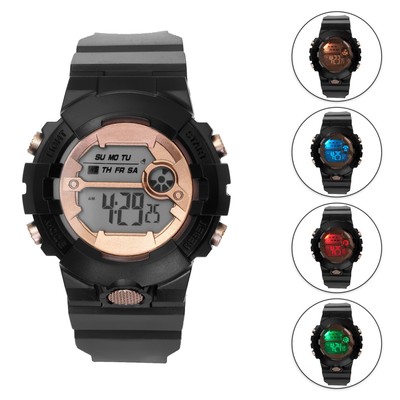 Часы наручные электронные Jian Cheng, d=4.5 см, ремешок силикон l- 24.5 см