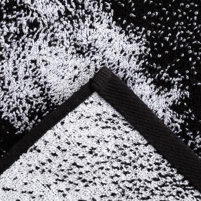 Полотенце махровое Этель «Лев», 70×130 см, 100% хлопок, 420 г/м², чёрно-белое