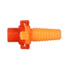 Штуцер, наружная резьба 3/4", под шланг 3/4" (19 мм) – 1" (25 мм), разъёмное соединение «Байонет», пластик, МИКС 6626365 - фото 13481821