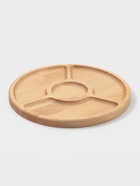 Менажница Доляна, d=27 см, 4 секции, дерево берёза - Фото 1