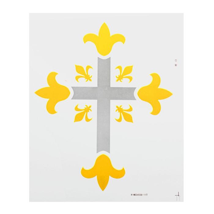 Термонаклейка «Крест», набор 10 шт. - Фото 1