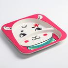 УЦЕНКА Набор бамбуковой посуды "ТРЕНД. Лама": тарелка, миска, стакан, вилка, ложка - Фото 2