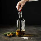 Бутылка, 1 л, с бугельным замком, стекло, прозрачная - Фото 6