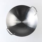 Сковорода-Wok из нержавеющей стали Chief, 5,5 л, d=35,5 см - Фото 2