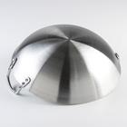 Сковорода-Wok из нержавеющей стали Chief, 5,5 л, d=35,5 см - Фото 3