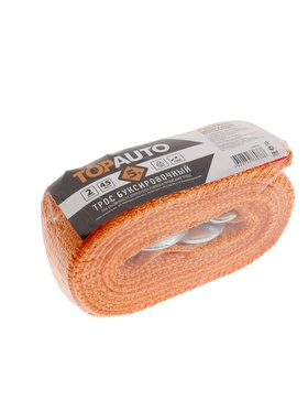 Буксировочный трос РОСТРОС 5 т, 4.5 м, 2 крюка, сумка