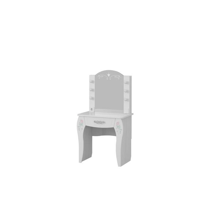 Стол туалетный с подсветкой «Розалия №12», 744 × 516 × 1450 мм, цвет лиственница белая - фото 1883655344