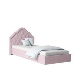 Кровать мягкая «Розалия №900.3М», 2000 × 900 мм, цвет розовый