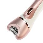 Эпилятор Sakura SA-5541WP, 10 насадок, 2 скорости, подсветка, АКБ, розово-белый - Фото 3