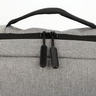 Рюкзак, отдел на молнии, наружный карман, с USB, цвет серый - Фото 3
