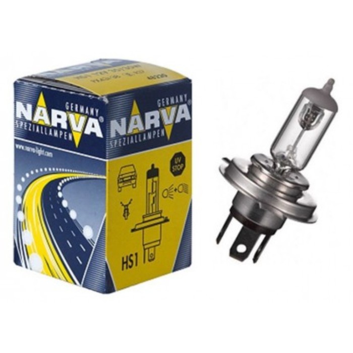 Лампа для мотоциклов NARVA, 12 В, HS1, 35/35 Вт - Фото 1