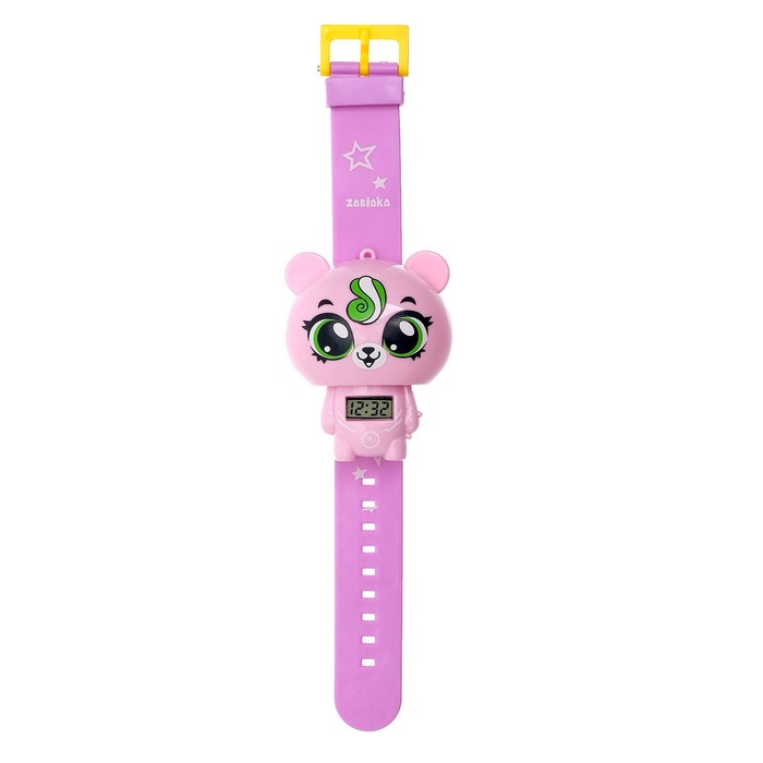 Электронные часы «Кокетка», цвет розовый - фото 1886594369