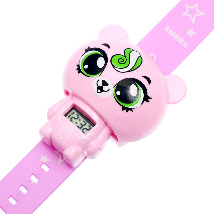 Электронные часы «Кокетка», цвет розовый - фото 1886594370