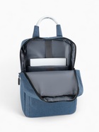 Рюкзак городской на молнии, наружный карман, размер 29×11×43 см, синий - Фото 3