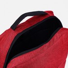 Рюкзак молодёжный на молнии из текстиля с USB, цвет красный - Фото 4