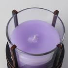 Свеча ароматическая в стакане на подставке ORCHID, 10×9.5 см, 150 г, орхидея 6770866 - фото 16282951
