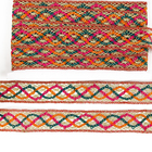 Тесьма цветная с люрексом, 3 см, в рулоне 10 метров - Фото 3