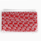 Тесьма плетёная, в рулоне 20 м., красно-белая - Фото 4