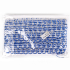 Тесьма плетёная сине-белый, в рулоне 20 метров - Фото 4