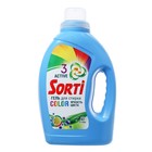 Жидкое средство для стирки Sorti Color, гель, 1.2 л - Фото 1