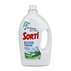 Жидкое средство для стирки Sorti "Белое сияние", гель, 3 л - Фото 1