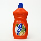 Средство для мытья посуды AOS, гель, лайм и имбирь, 450 г - Фото 1