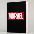 Блокнот А6 на скрепке, 32 листа в обложке софт-тач, Marvel black, Мстители - Фото 3