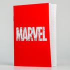 Блокнот А6 на скрепке, 32 листа в обложке софт-тач, Marvel red, Мстители 5385217 - фото 3464720