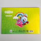 Альбом для рисования А4, 32 листа 100 г/м², на скрепке, «Смешарики» - Фото 3