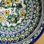 Супница Риштанская Керамика "Цветы", 25 см, синяя - Фото 3