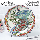 Ляган узбекский Риштанская Керамика «Жар птица», d=41 см, рифлёный, разноцветный - Фото 1