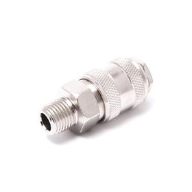 

Быстроразъем пневматический Partner SE1-2SM, с клапаном с наружной резьбой, 1/4"